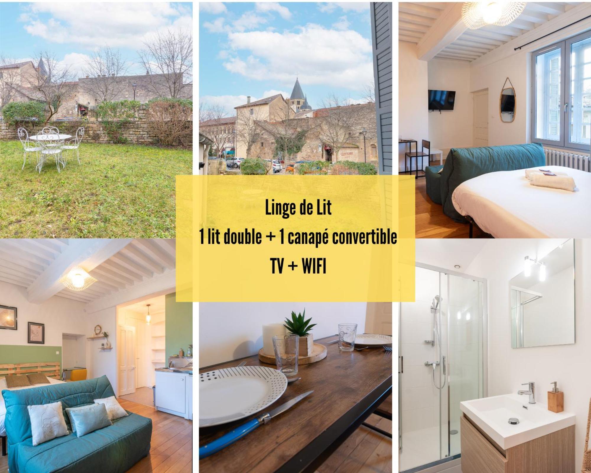 Cabana & La Place De L'Abbaye - Centre-Ville, Jardin Cluny Eksteriør bilde